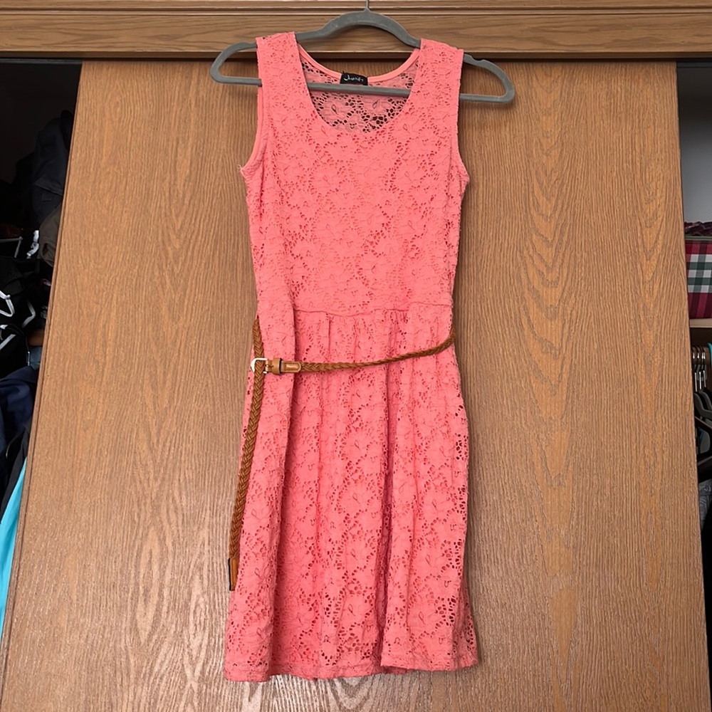 Peach summer dress